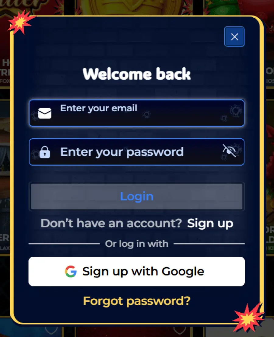 Gangstasinocasino login